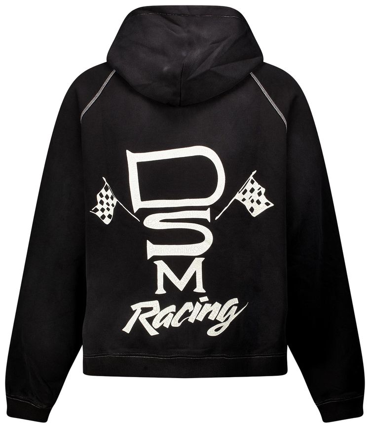 Diet Starts Monday Contrast Stitch Hoodie Vintage Black