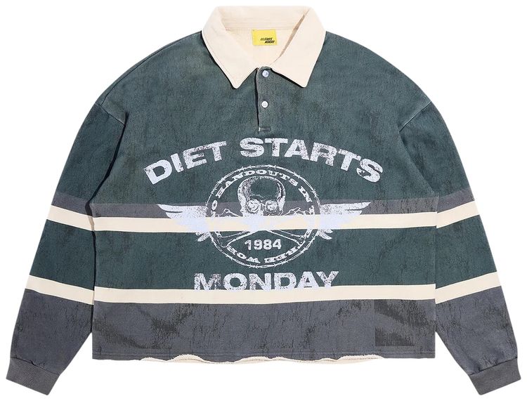 Diet Starts Monday Free World Rugby Shirt HunterNavy