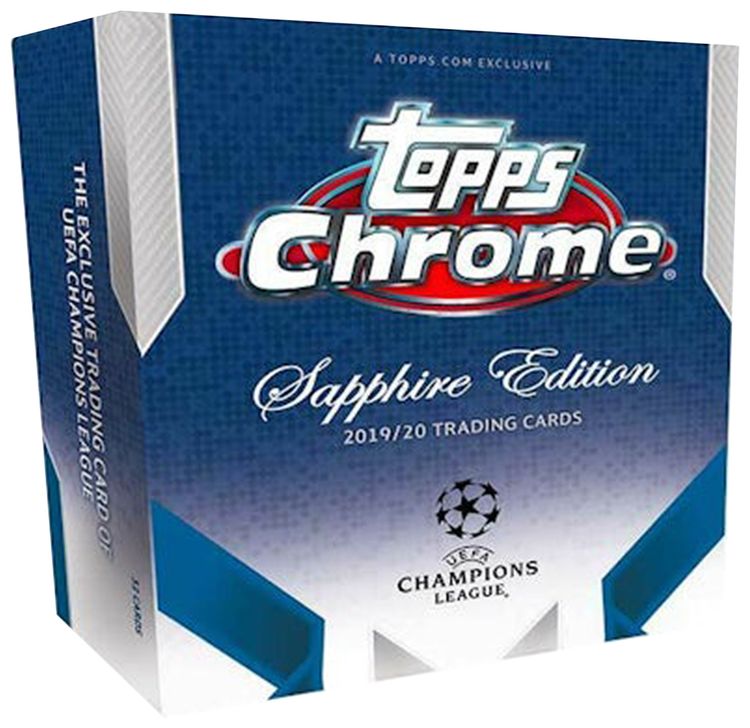 2019 20 Topps Chrome Champions League Sapphire Edition Soccer Box
