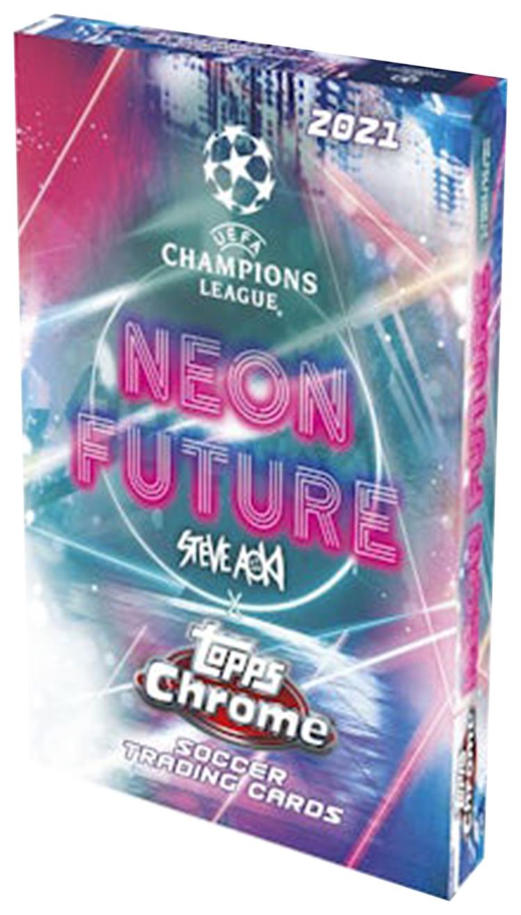 2021 Topps Chrome Steve Aoki UEFA Champions League Soccer Hobby Box