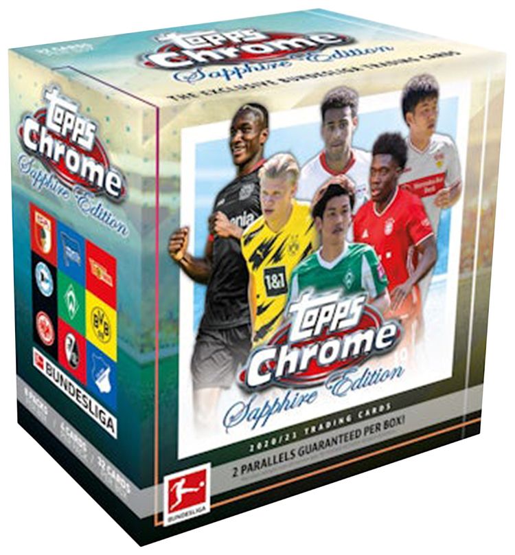 2020 21 Topps Chrome Bundesliga Soccer Sapphire Edition Box