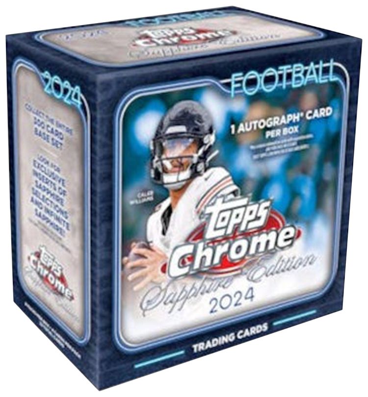 2024 Topps Chrome Sapphire Football Hobby Box