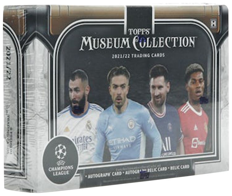 2021 22 Topps Museum Collection UEFA Champions League Soccer Hobby Box