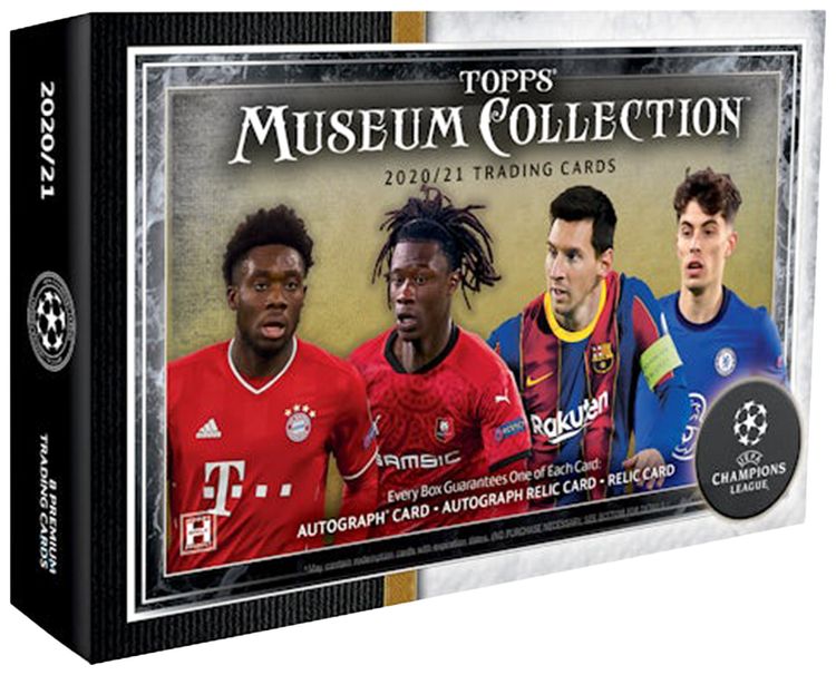 2020 21 Topps Museum Collection UEFA Champions League Soccer Hobby Box