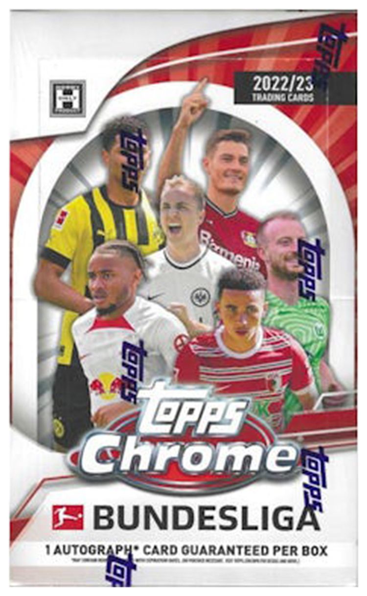 2022 23 Topps Chrome Bundesliga Soccer Hobby Box