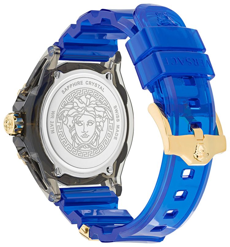 Versace Icon Active Silicone Watch Black