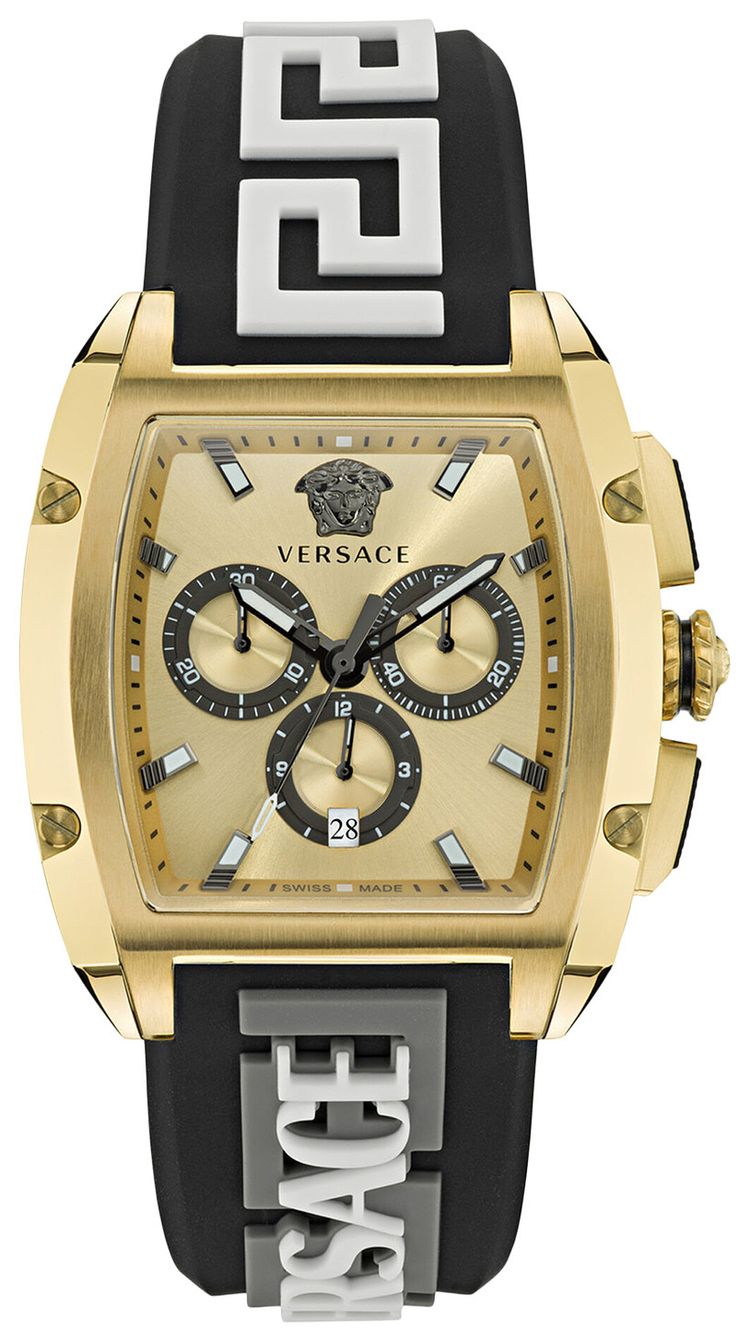 Versace Dominus Chronograph Watch Gold