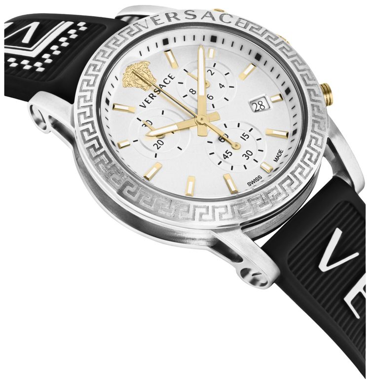 Versace Sport Tech Strap Watch Stainless Steel