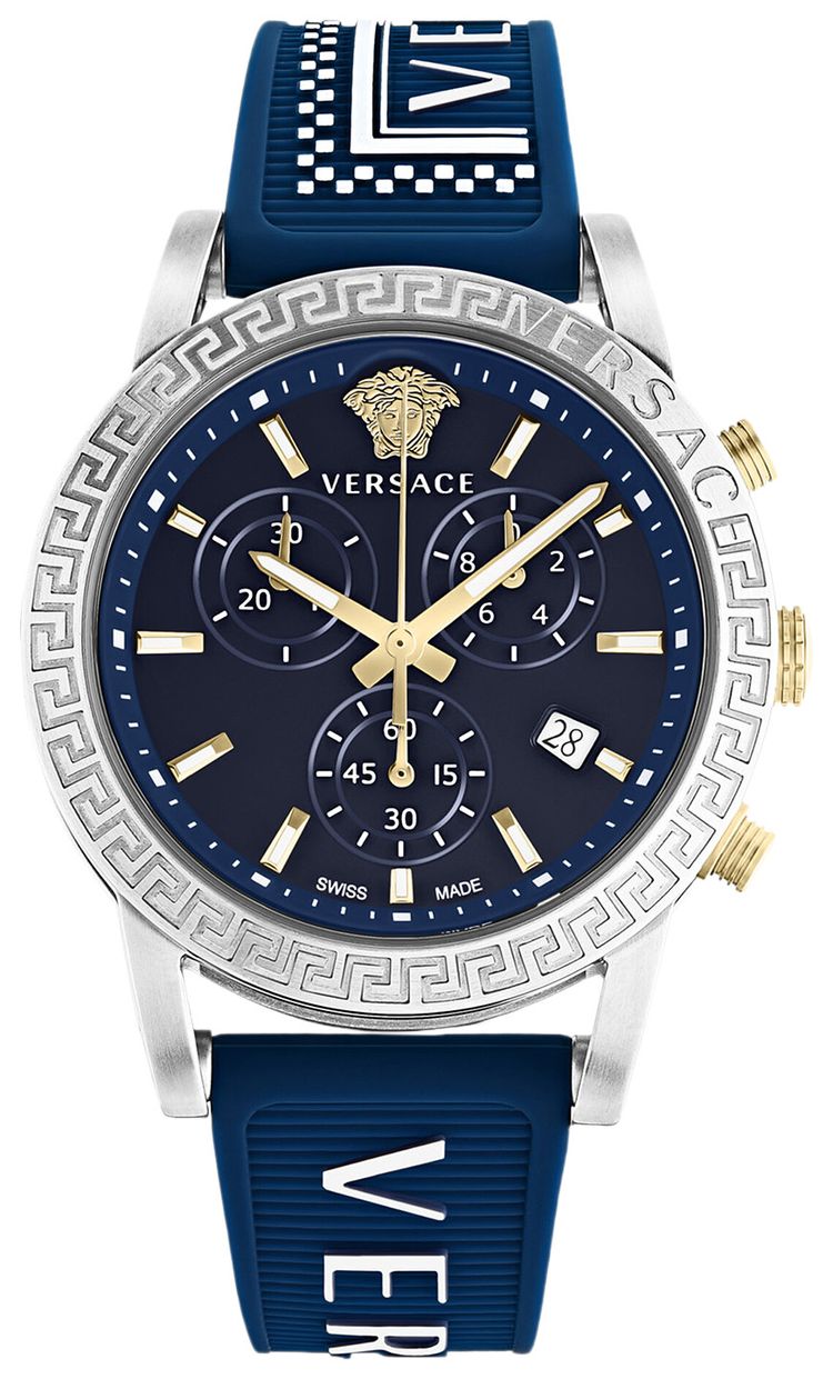 Versace Sport Tech Chronograph Watch Stainless Steel