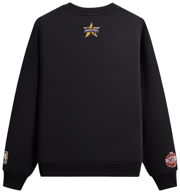 Kith For NBA All Star Los Angeles Lakers Nelson Crewneck Black