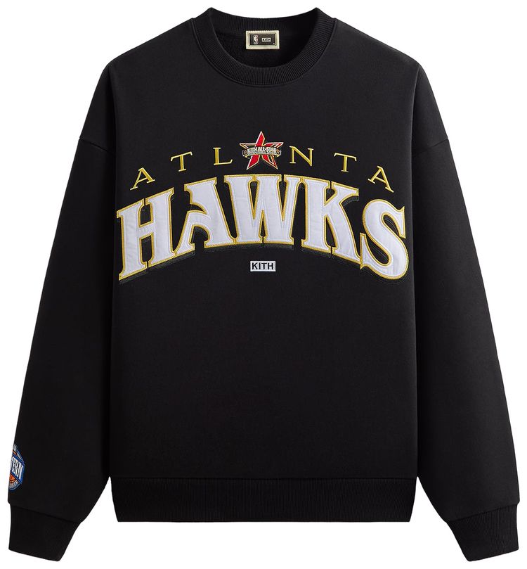 Kith For NBA All Star Atlanta Hawks Nelson Crewneck Black