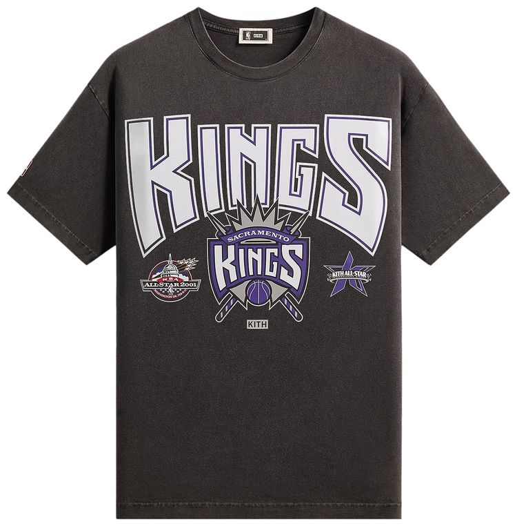 Kith For NBA All Star Sacramento Kings Vintage Tee Black