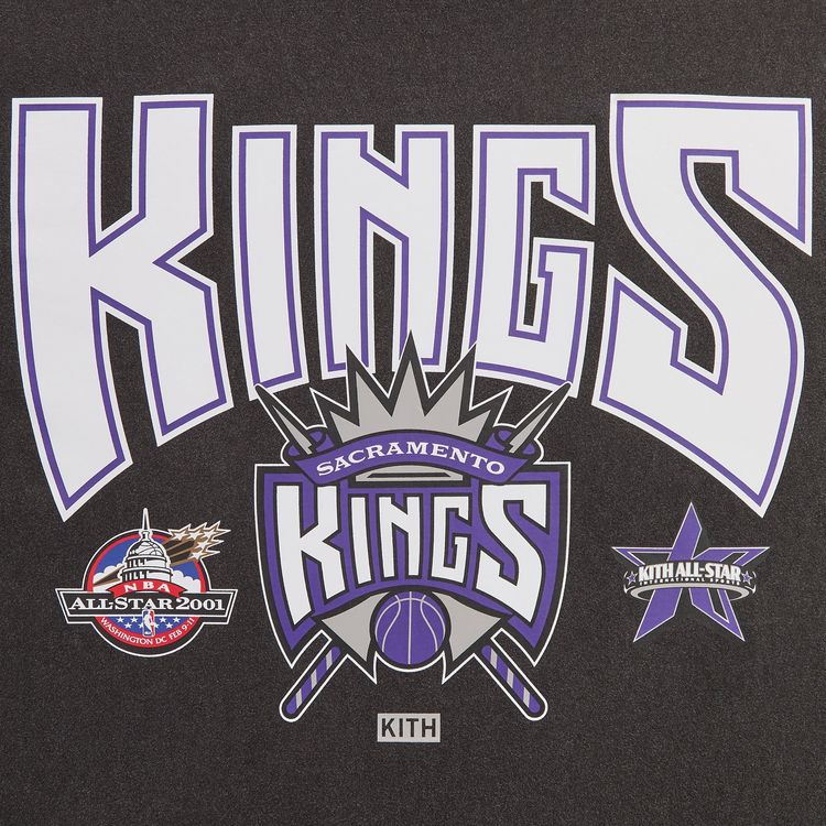 Kith For NBA All Star Sacramento Kings Vintage Tee Black