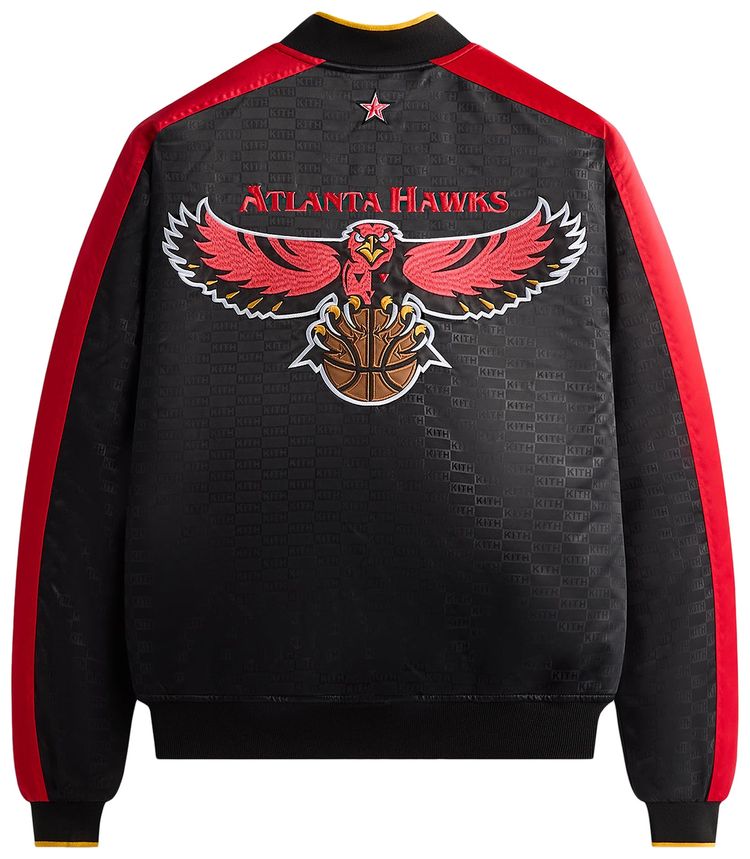 Kith For NBA All Star Atlanta Hawks Bomber Jacket Black
