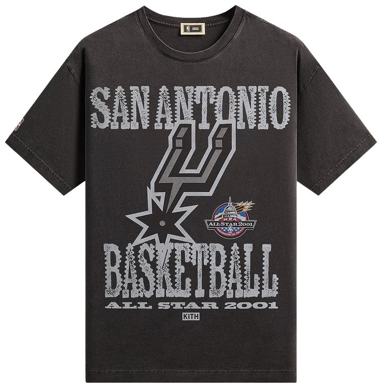 Kith For NBA All Star San Antonio Spurs Vintage Tee Black