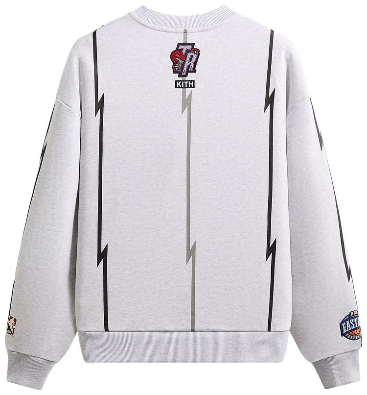 Kith For NBA All Star Toronto Raptors Nelson Crewneck Light Heather Grey