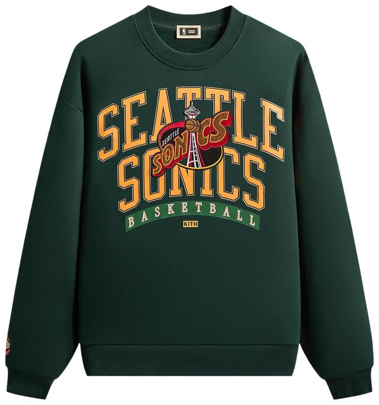 Kith For NBA All Star Seattle Supersonics Nelson Crewneck Stadium