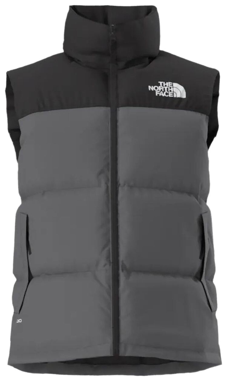 The North Face 1996 Retro Nuptse Vest Smoked PearlTNF Black