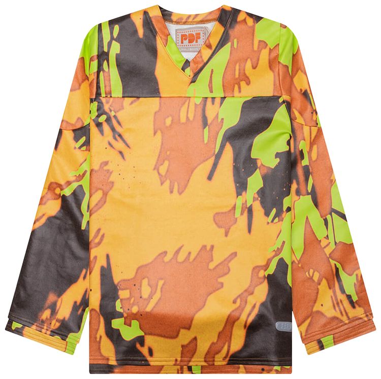 PDF Leather Long Sleeve Tee Camou