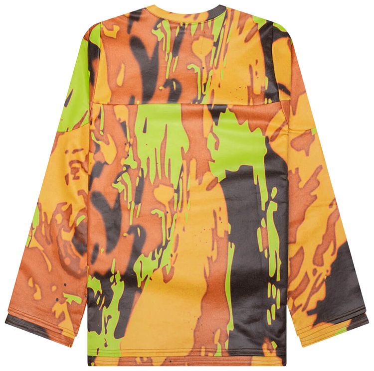 PDF Leather Long Sleeve Tee Camou