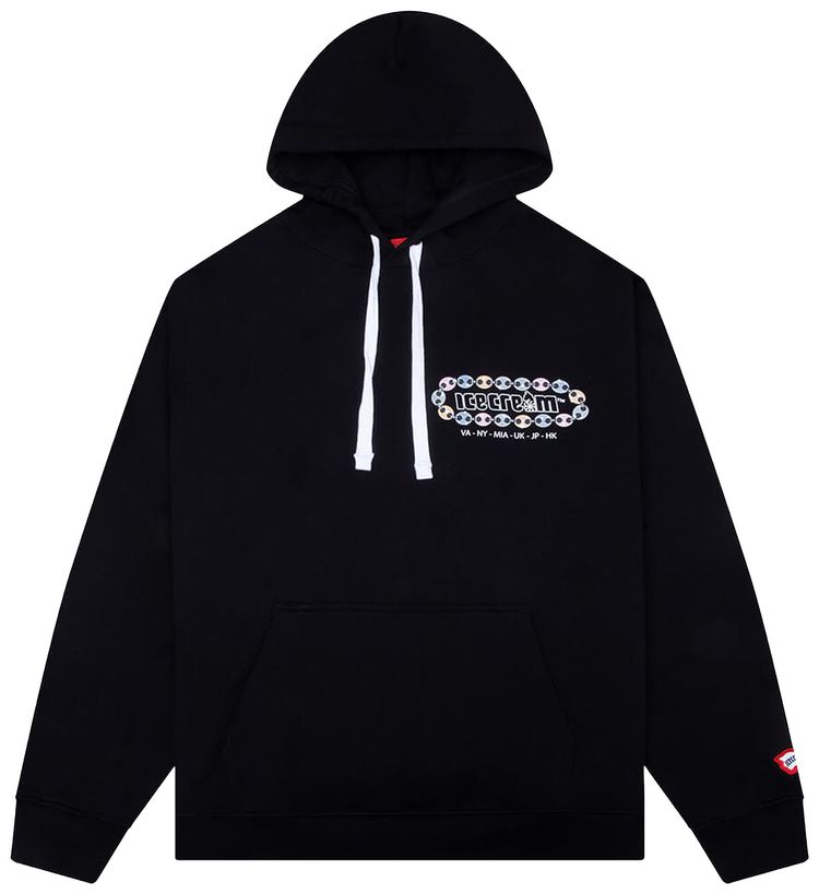 Icecream Chain Hoodie Black