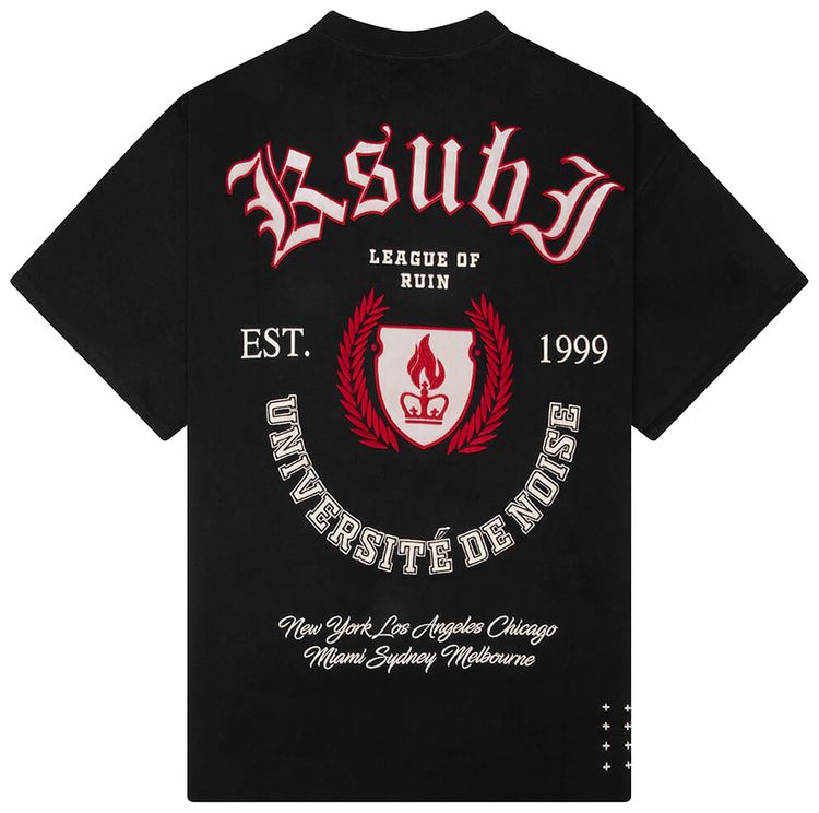Ksubi League Ekcess Short Sleeve Tee Black