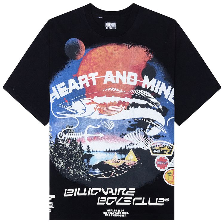 Billionaire Boys Club Hook Short Sleeve Knit Boxy Fit Black