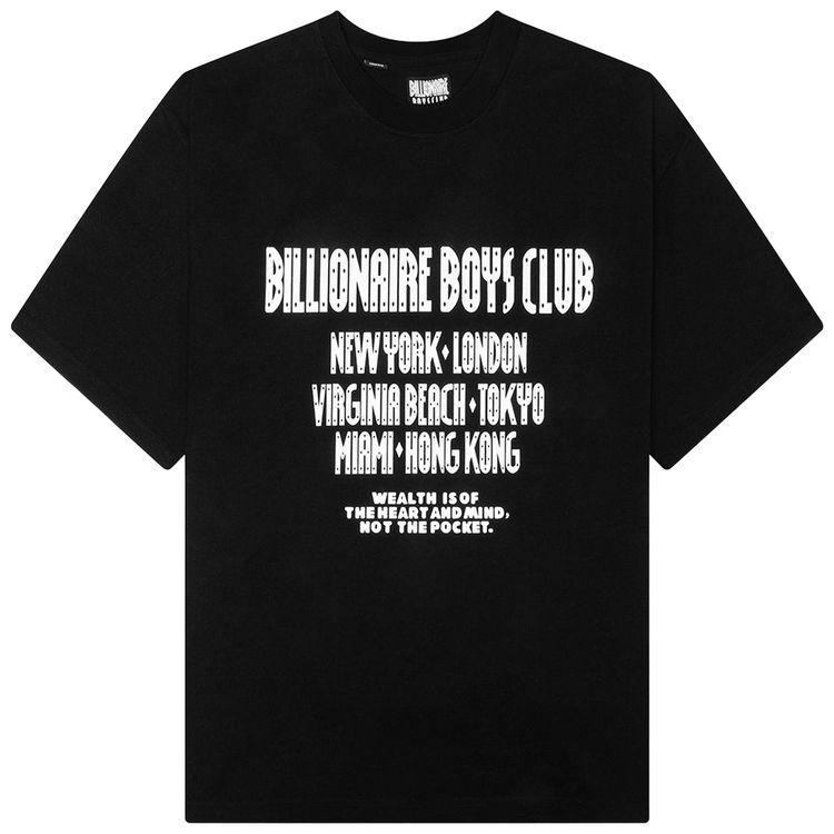 Billionaire Boys Club Short Sleeve Knit Boxy Fit Black