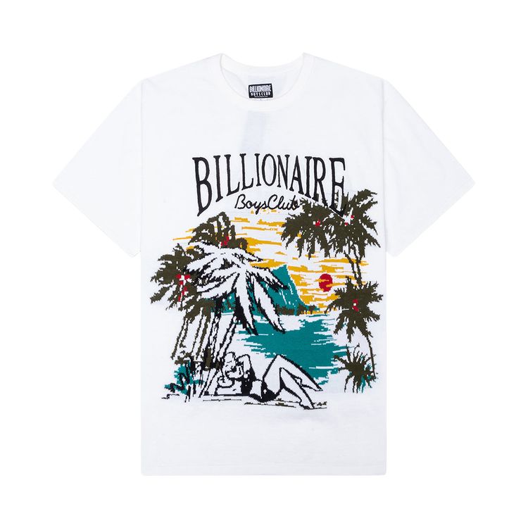 Billionaire Boys Club Sunset Short Sleeve Knit White
