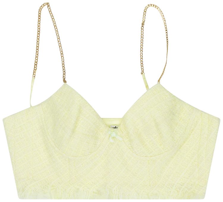 Alexander Wang Chain Strap Bra GreenNeon