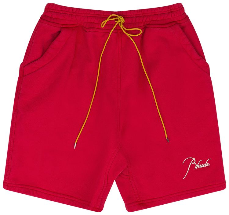 Rhude Heavyweight Shorts Red