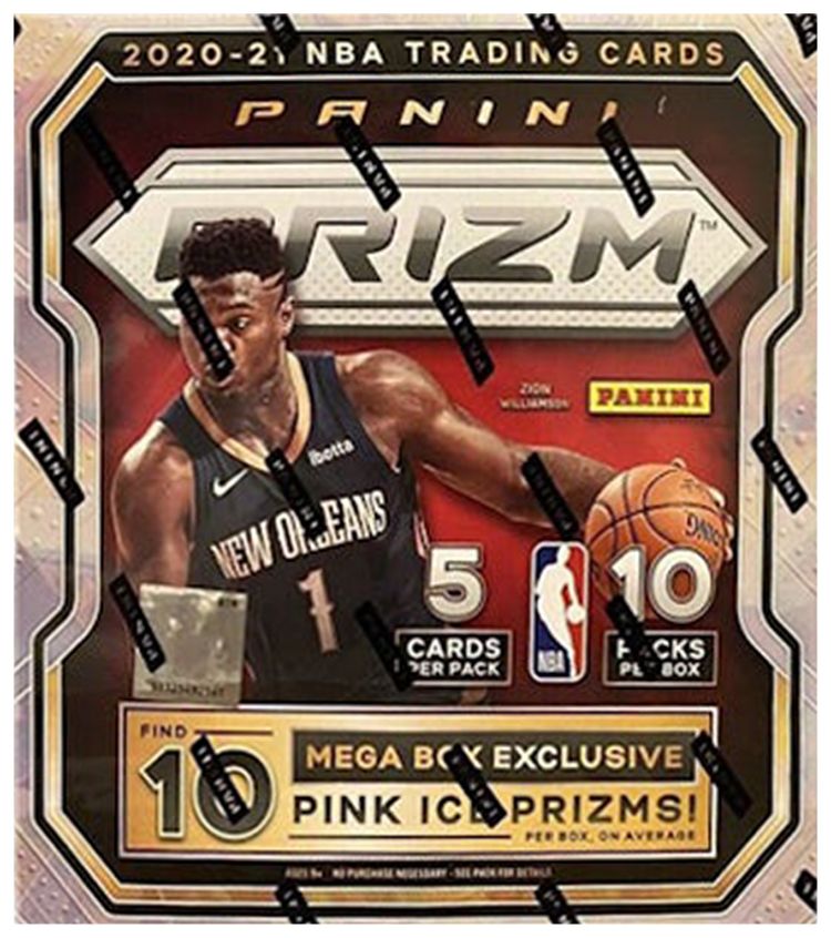 2020 21 Panini Prizm Basketball Mega Box Pink Ice Prizms