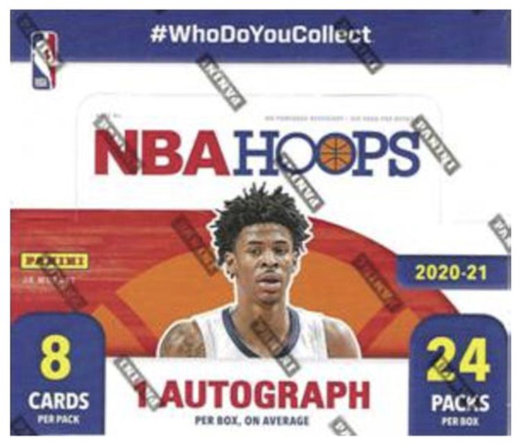 2020 21 Panini NBA Hoops Basketball Retail Box