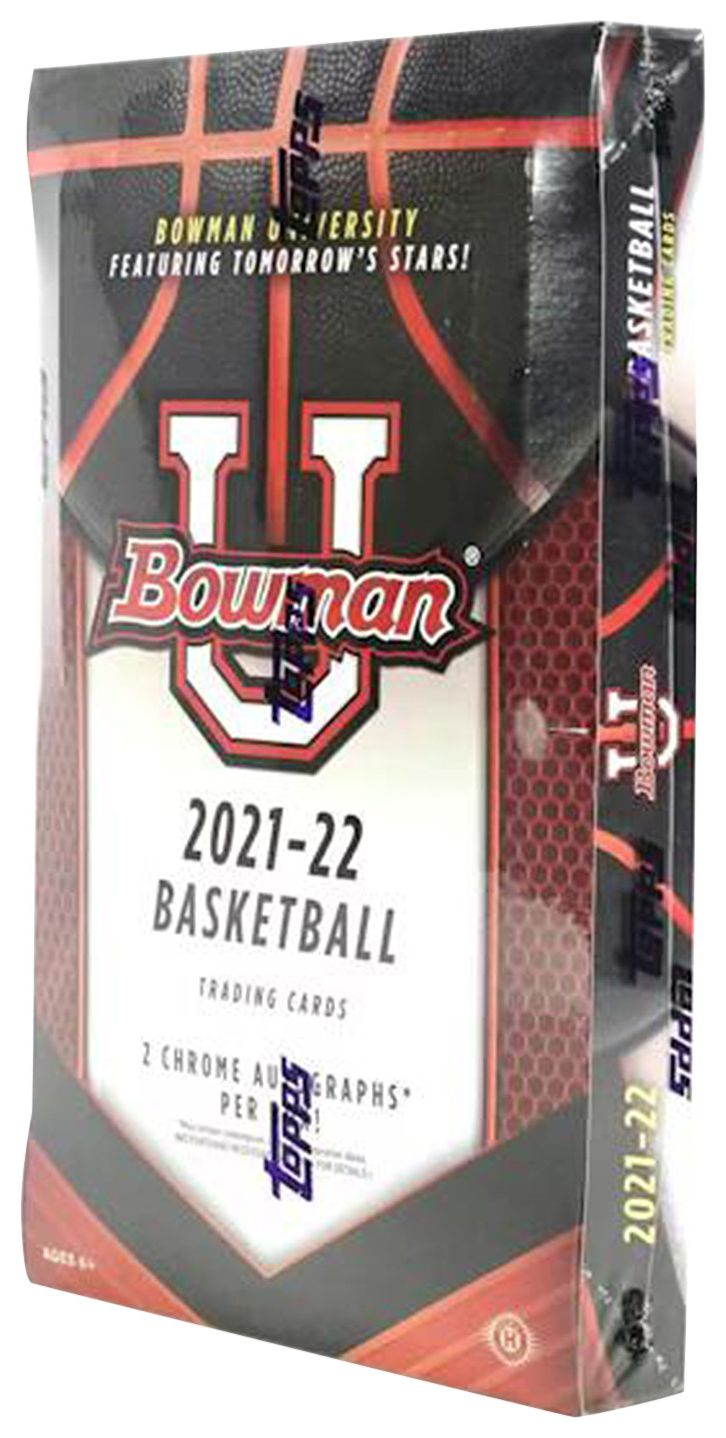2021 22 Bowman University Basketball Hobby Box