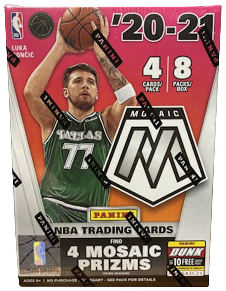 2020 21 Panini Mosaic Basketball Blaster Box