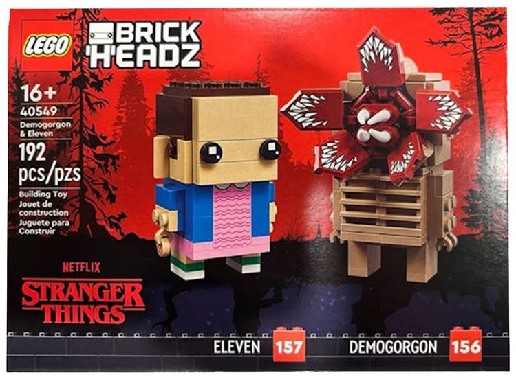 LEGO Brick Headz Stranger Things Demogorgon  Eleven Set