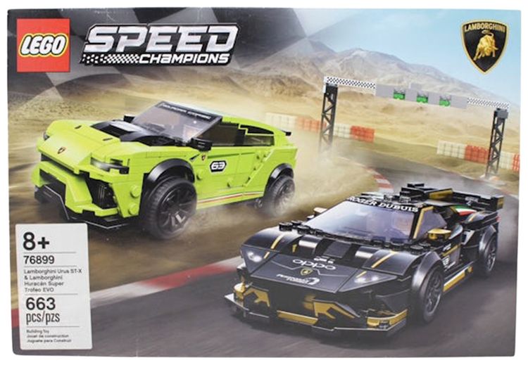 LEGO Speed Champions Lamborghini Urus St X  Lamborghini Huracan Super Trofeo Evo Set