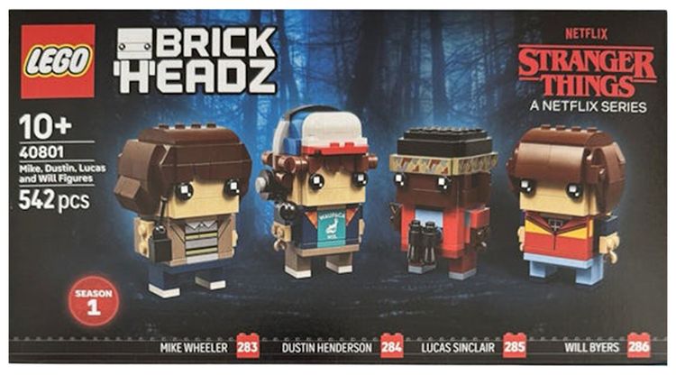 LEGO Stranger Things Mike Dustin Lucas And Will Figures Set