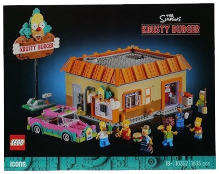 LEGO Icons The Simpsons Krusty Burger Set