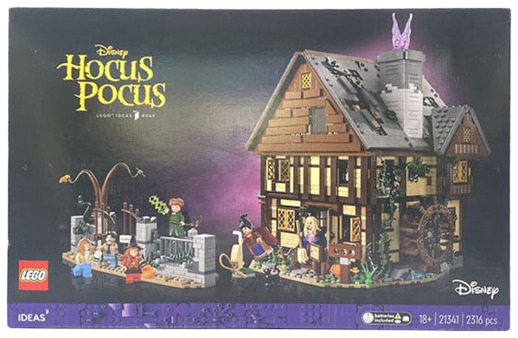 LEGO Ideas Disney Hocus Pocus The Sanderson Sisters Cottage Set