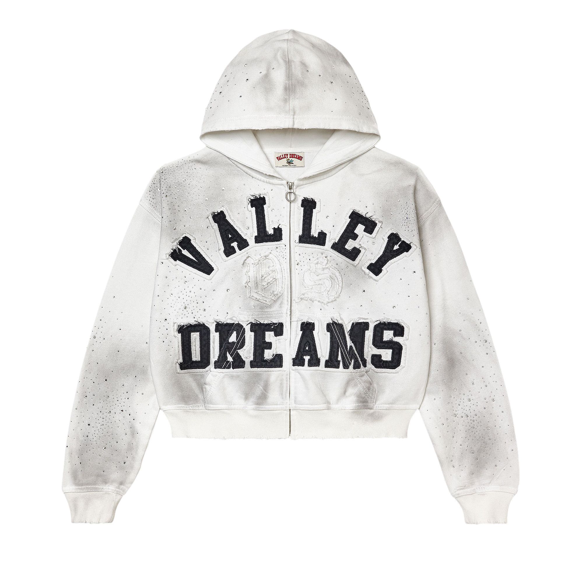 Buy Vale Forever Classico Zip Up Hoodie 'White' - 11451