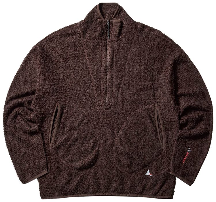 ROA Ocular Polartec Alpha Half Zip Knitwear Brown