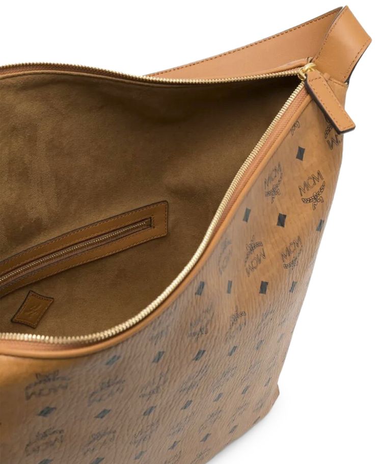 MCM Aren VI Large Hobo Bag Cognac