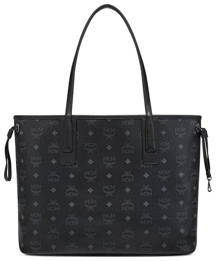 MCM Liz VI Shopper Medium Bag Black