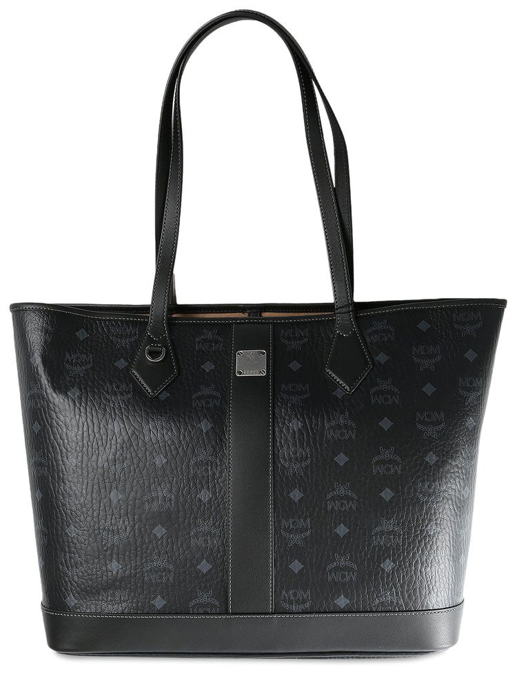 MCM Liz VI Shopper Medium Bag Black