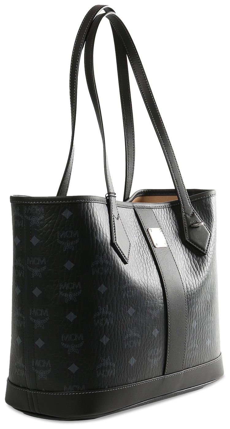 MCM Liz VI Shopper Small Bag Black