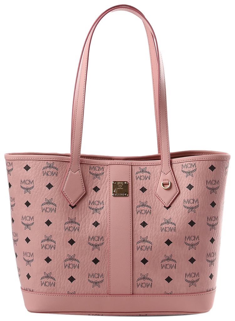 MCM Liz VI Shopper Small Bag Soft Pink