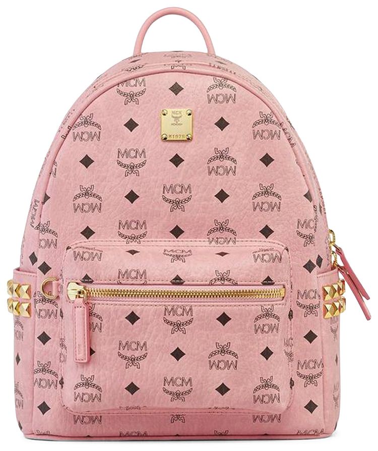 MCM Stark VI Small Backpack Soft Pink