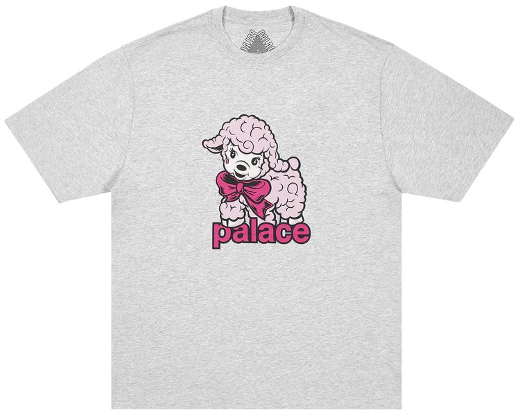 Palace Lamb T Shirt Grey Marl