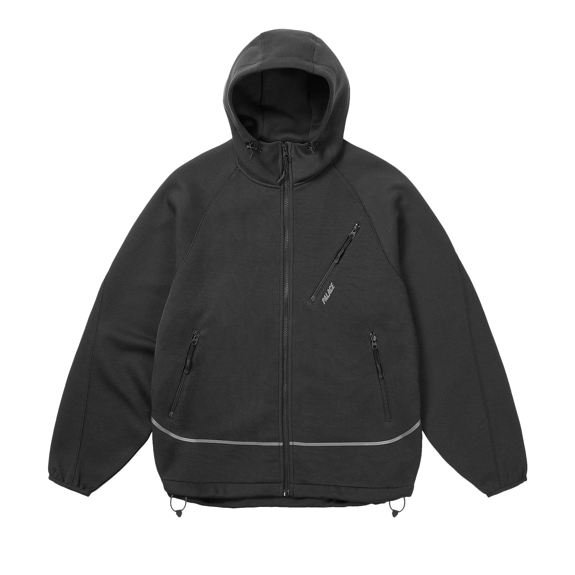 Buy Palace Sporty Zip Hood 'Black' - P30CS016 | GOAT